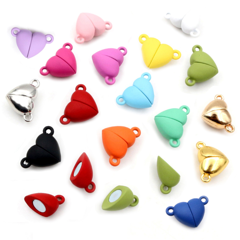 5 Sets Love Heart Shaped Magne - Jewelry Making For Couples ulasan dan harga