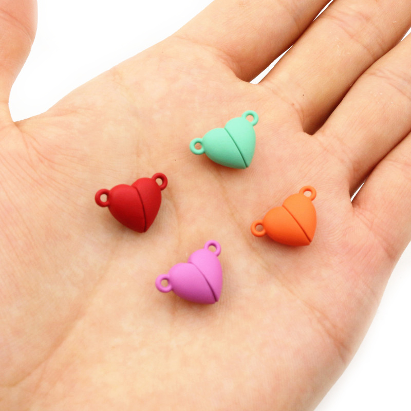5 Sets Love Heart Shaped Magne - Jewelry Making For Couples ulasan dan harga