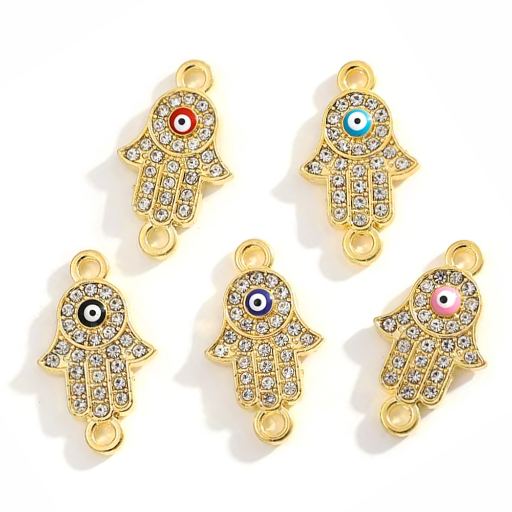 24*14MM 15Pcs Turkish Lucky Bl - Jewelry Making For Couples ulasan dan harga