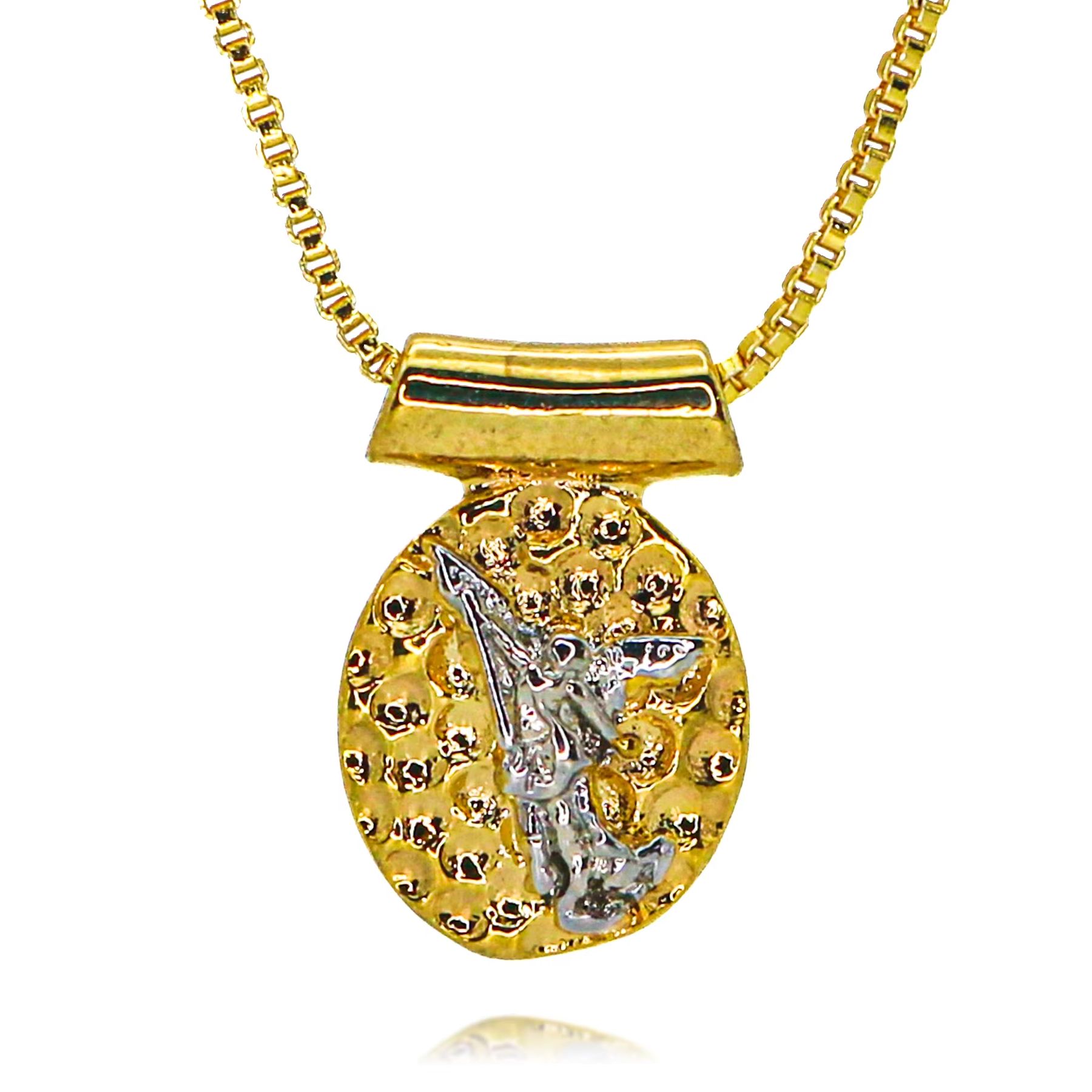 Gold Plated Archangel Saint Mi - Jewelry Making Michaels ulasan dan harga