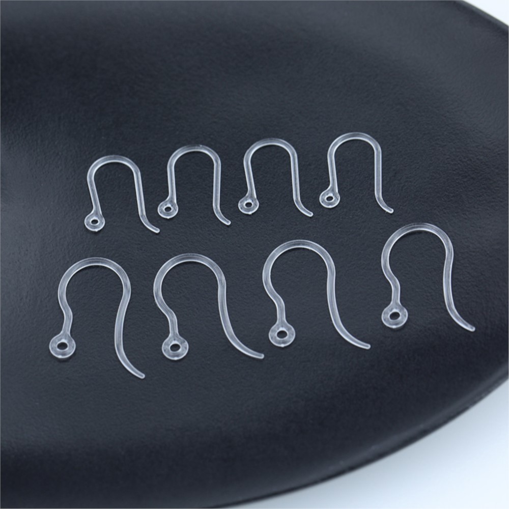 40pcs Clear Plastic Earring Ho - Jewelry Making Wire ulasan dan harga
