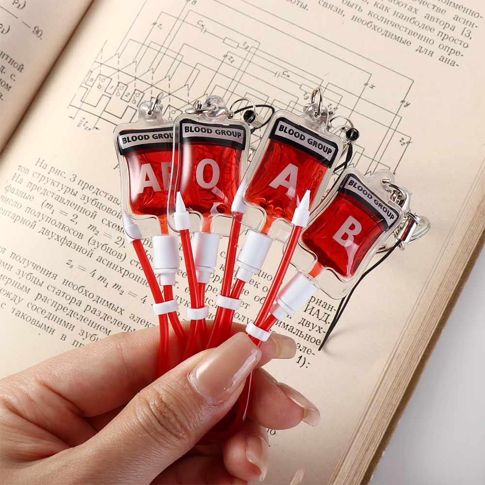 Type A B O AB Plasma Blood Bag - Jewelry Making For Couples ulasan dan harga