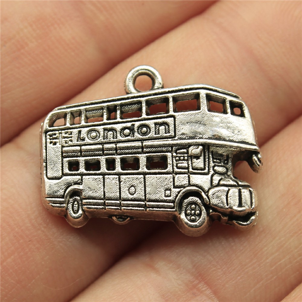 IFOCUS 10pcs/Lot London Bus Ch - Jewelry Making In London ulasan dan harga