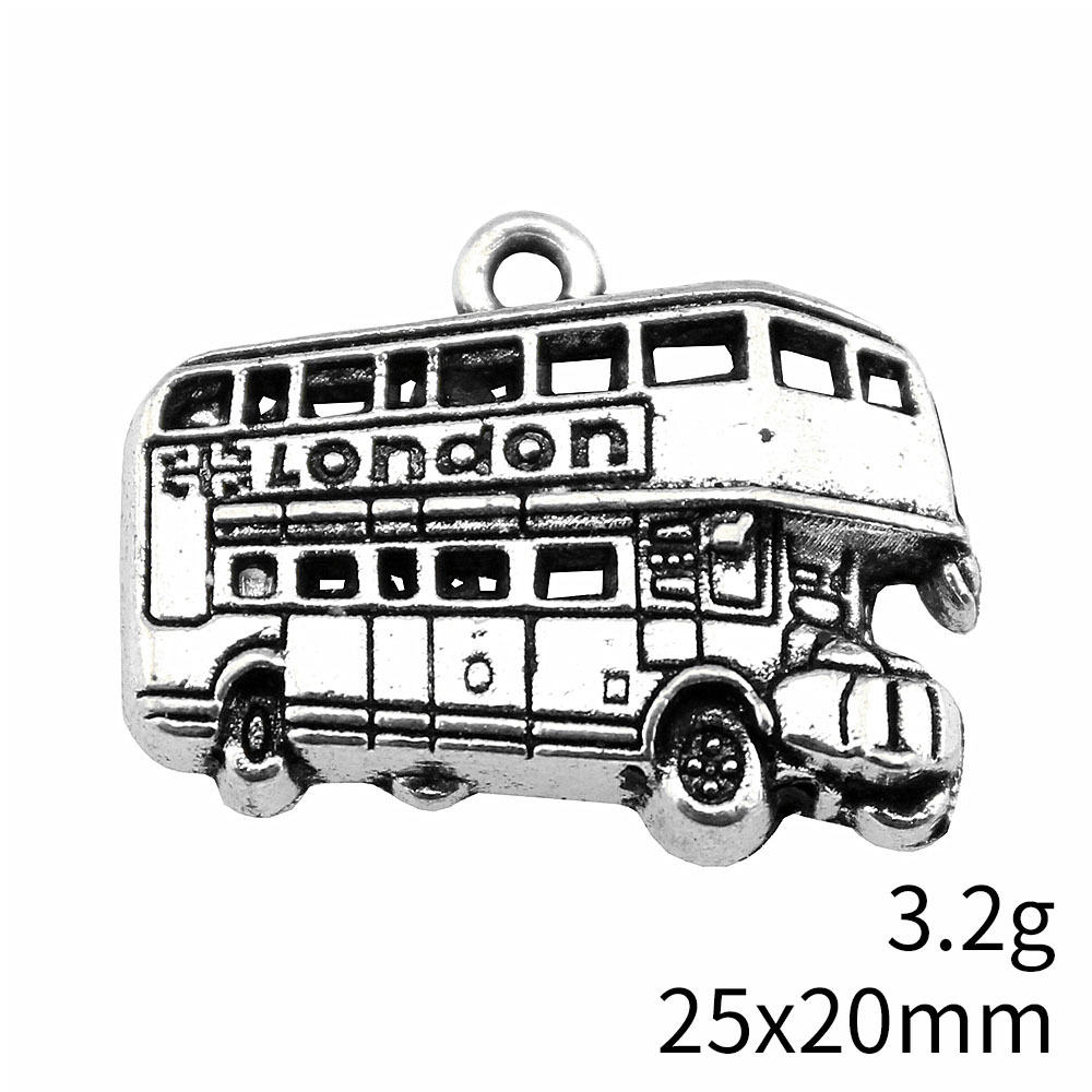 IFOCUS 10pcs/Lot London Bus Ch - Jewelry Making In London ulasan dan harga