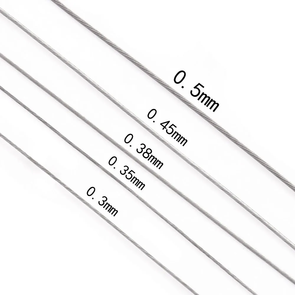 328 ft/100m 7 Strands Stainles - Jewelry Making Wire ulasan dan harga
