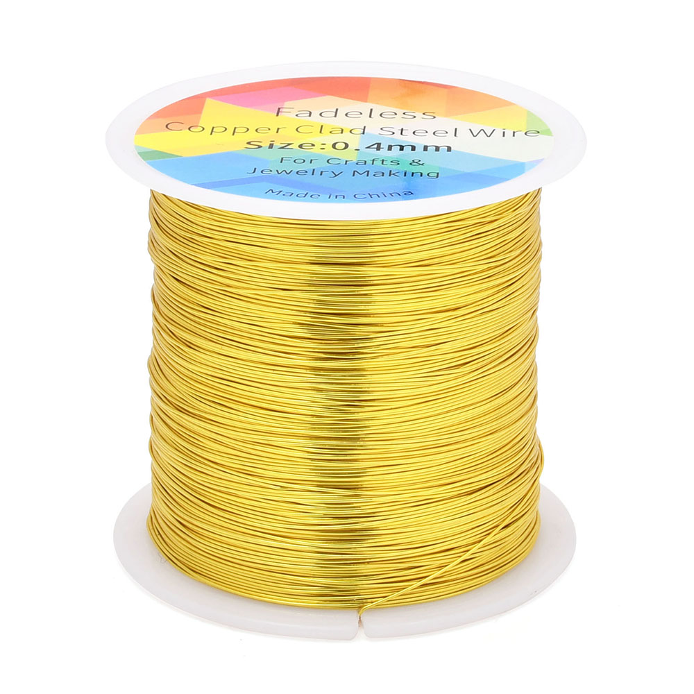 100m/328ft Fadeless Copper Cla - Jewelry Making Wire ulasan dan harga