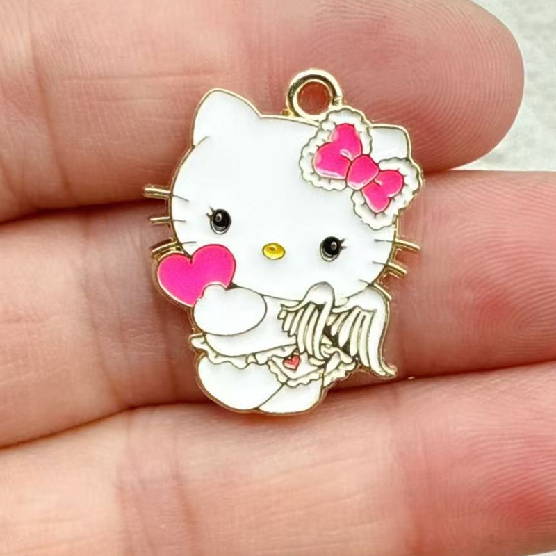 10pcs Cartoon Enamel Couple Ca - Jewelry Making For Couples ulasan dan harga