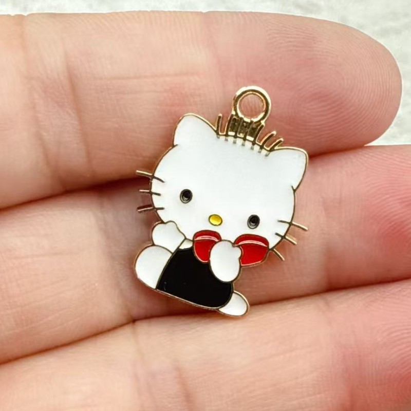 10pcs Cartoon Enamel Couple Ca - Jewelry Making For Couples ulasan dan harga