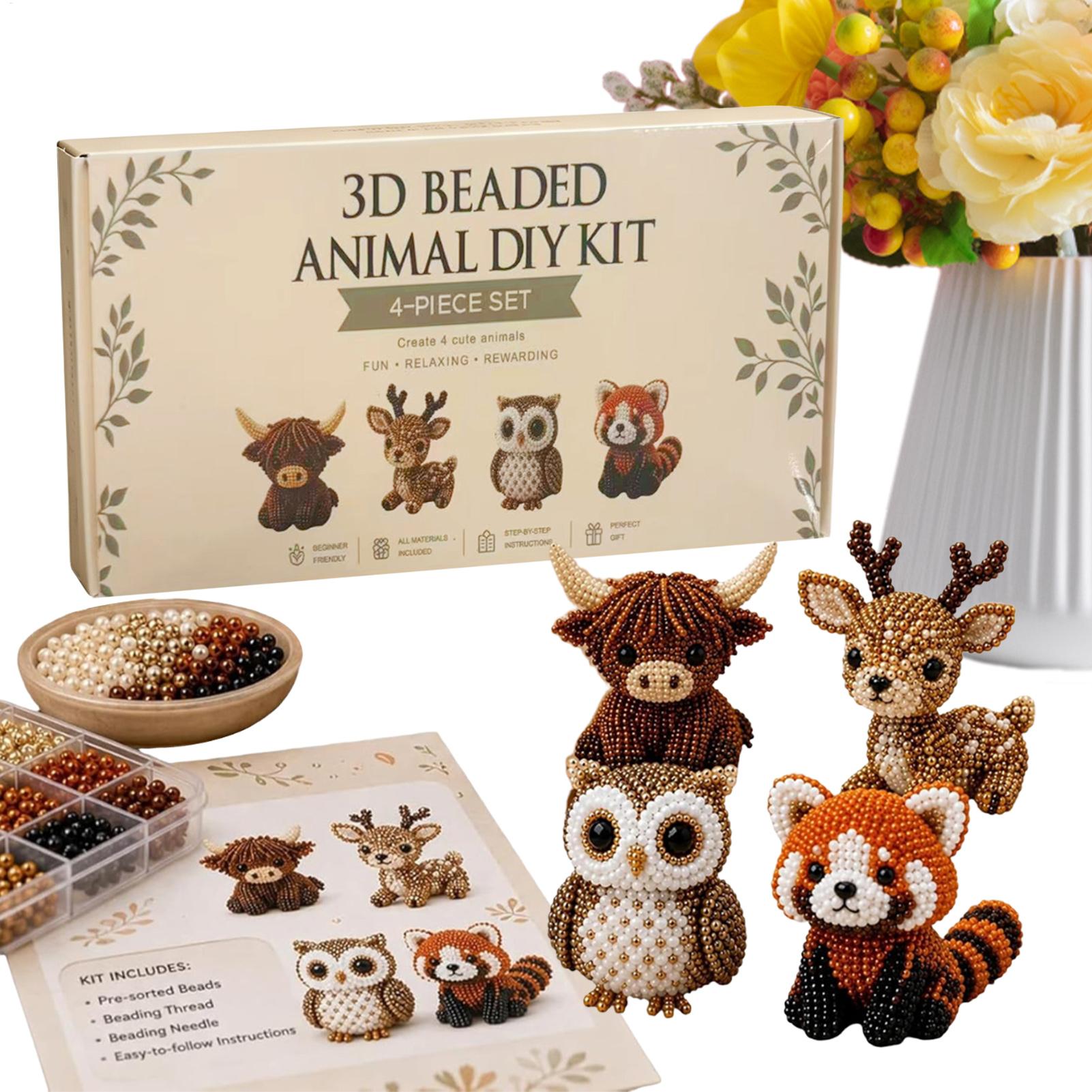 3D Beaded Animal Kit Handmade  - Jewelry Making For Beginners ulasan dan harga